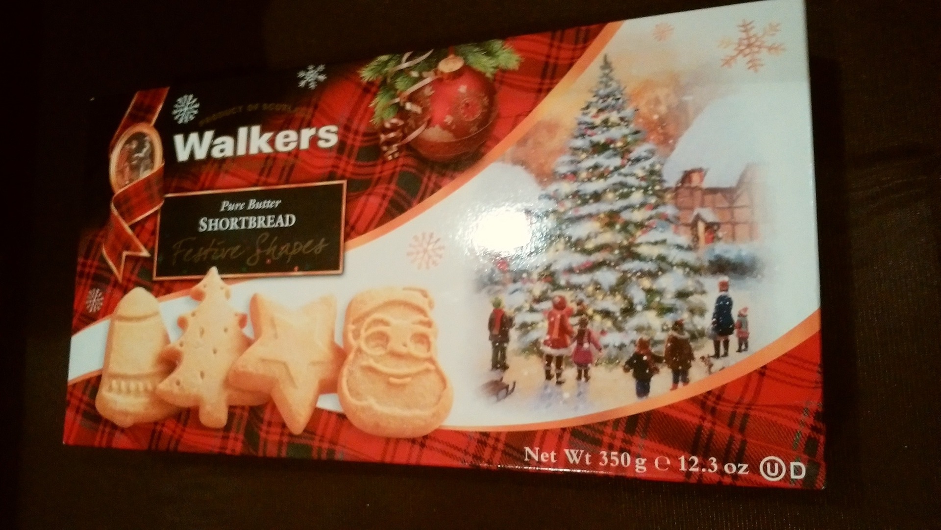 ウォーカーズ（walkers）のショートブレッド、クリスマス2016 